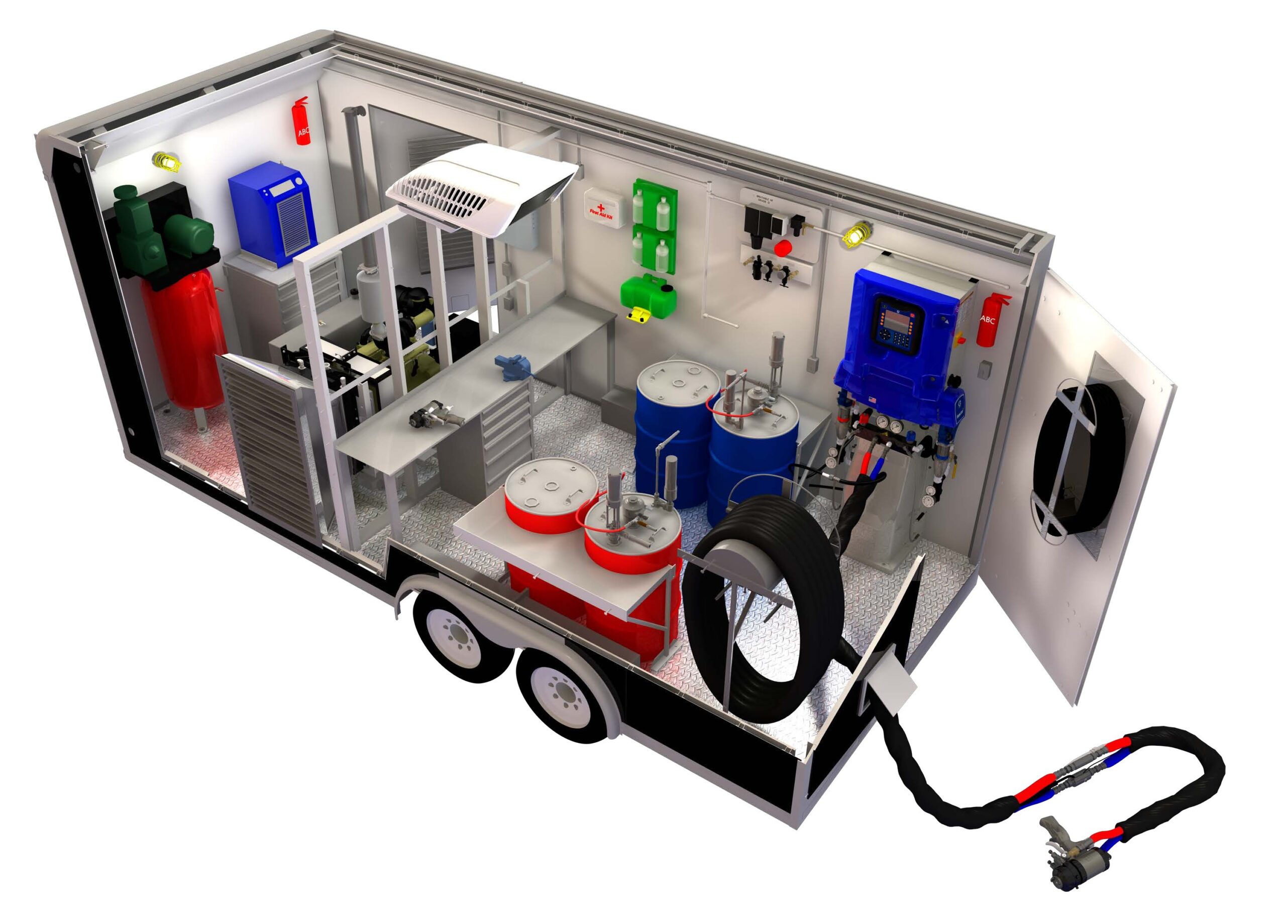 1 VAN or TRAILER MOBILE RIGS